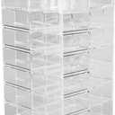Lipstick Holder, 360 Rotating Cosmetic Lipsticks Tower Spinning Lipgloss Storage Display Holder, 53 Slots Lipsticks Organizer Clear Acrylic Cosmetic Display Case