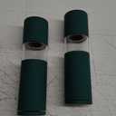 LARS NYSM Salt and Pepper Grinder Set 2 pieces I Salt Pepper Mill with Adjustable Ceramic Grinder I Design Spice Grinder Set Manual (Pine Green)
