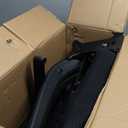 GTPLAYER Ergonomic Office Chair with Flip-up Armrests Executive Computer Chair for Home Office, Breathable Mesh & Comfy Lumbar Support, Black (Large)