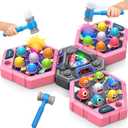 ANNKIE Whack Game Mole for Toddlers, Toys for 3 4 5 6 7+ Year Old Girls Boys,Pounding Toys for Age 3-8,Interactive Educational Toys with 3 Modes, Birthday Xmas Gifts for 3-12 Year Old Girls Boys Kids