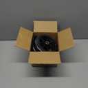 4 Pack 6 Inch Solid Replacement Wheels - Environmentally Friendly Rubber Material, Wear-Resistant PU Tires, Anti-Slip, and Durable ABS Wheel Hub - Easy to Install, (4Pcs 6Inch Wheels)