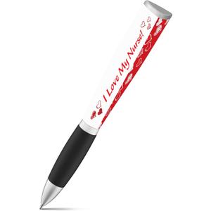 Nurse Week Ballpoint Pen Gift (1 Pen, 3-Sided), Nurses Week Gifts, Funny Gifts for Nurses - Nurse Pens, Registered Nurse Gifts for Women - Ideal Nurses Day Gifts, Funny Nurse Gifts - "I Love My Nurse"