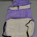 iBuddy Dog Winter Coat for Large Dogs, Easy on Dog Snow Fleece Coat Velcro Waterproof Pet Puffer Clothes with Harness Hole Adjustable Reflective Quilted Pet Cold Weather Vest Wind-poof for Girl Female, L