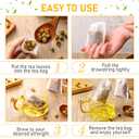 1000 Pcs Disposable Tea Bags Bulk for Loose Leaf Tea Drawstring Empty Coffee Sachets Filter Infuser Strainers for Coffee Spice Christmas Herbs Gift(3.94 x 4.72 Inch)