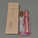 Facial Hair Remover for Women | Dual-Head Face Shaver Electric Hair Removal Device for Face,Lip, Chin | 2 Replacement Heads