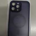 TOCOL Magnetic for 16 pro max Phone case, Upgraded Full Camera Protection, Compatible with Magsafe, 16FT Drop Protection, Translucent Matte Back Bumper Cover for 6.9-InchDark Blue