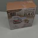 Vacuum Bags for Travel with Wireless Rechargeable Pump, 12 Pack Carry-on Size Compression Packing Seal Bags for Luggage and Suitcase, Space Saver Vacuum Storage Bags for Clothes and Clothing Travel