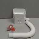 Downspout Diverter, Diverter for Downspout, Rain Barrel Diverter Kit Downspout 3"x 4" and 2"x 3", Rain Barrel Diverter Kit with Adjustable Valve, Diverts Water Into Rain Barrel,4.6ft Hose - White