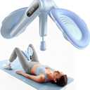 Thigh Trainer with Resistance Adjustment, Pelvic Floor Exercise Devices with LED Display, Inner Thigh Exerciser with Soft EVA Padding, Kegel Exerciser for Women