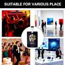 10 Sets VIP Badge Lanyard with Card, Plastic VIP Passes with Lanyard Backstage Pass Event Staff Lanyard for Music Party, Movie Night, Birthday Party, Concert Event