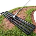 Gardease Lawn Leveling Rake 48 Inch x 10 Inch – Heavy Duty Lawn Leveler & Yard Leveling Rake – Steel Lawn Level Rake & Leveling Tool for Soil, Sand & Top Dressing