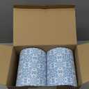 LemonRoad 6 Set Blue and White Porcelain Cylinder Planter Box with Paper Removable Foam Round Flower Box Chinoiserie Vase for Wedding Artificial Flowers Kitchen Party Table Centerpiece Home Decor