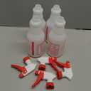 Plastic Spray Bottle (4 Pack, 24 Oz, All-Purpose) Heavy Duty Spraying Bottles Leak Proof Mist Empty Water Bottle for Cleaning Solution Planting Pet with Adjustable Nozzle and Measurements