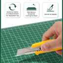 Self Healing Cutting Mat, 23" x 35", Double-Sided Rotary Cutting Mat for Sewing, Quilting, Scrapbooking, Fabric & Craft Cutting Board, (A1), Green