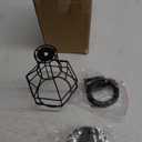 Vintage Iron Lampshade Retro Birdcage Design Metal Pendant Lamp Cover for Ceiling Wall Light Fixture Wear-resistant Hollow Shade for Cozy Home Decor and