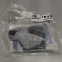 6 Pieces Kids Satin Durags with Wave Caps Set Unisex 360 Wave Headwraps with Long Tail and Wide Straps (One Size, Silver, Black, Blue)