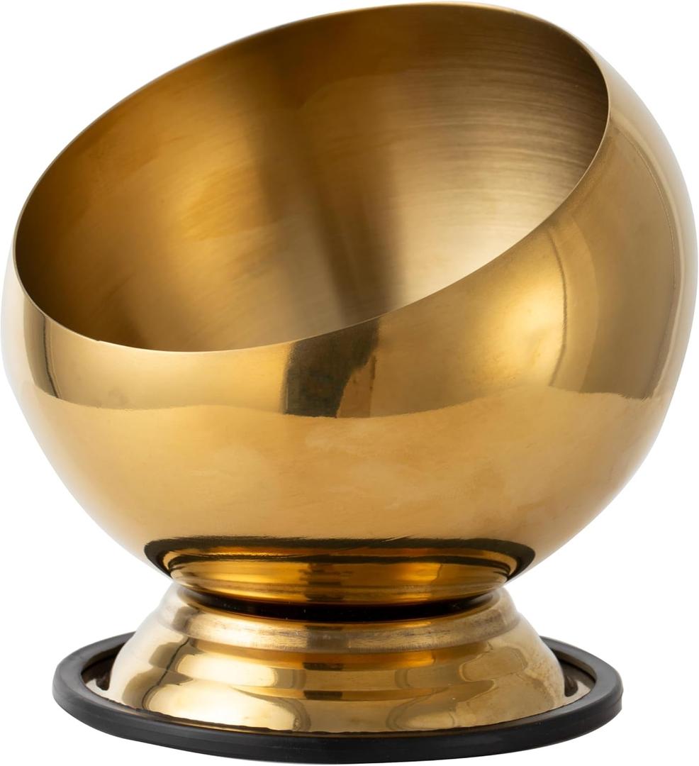 Candy Bowl, Candy Dispenser with Base, Candy Dish for Office Desk, Valentine Candy Dish Sugar Bowl (7.08H'')