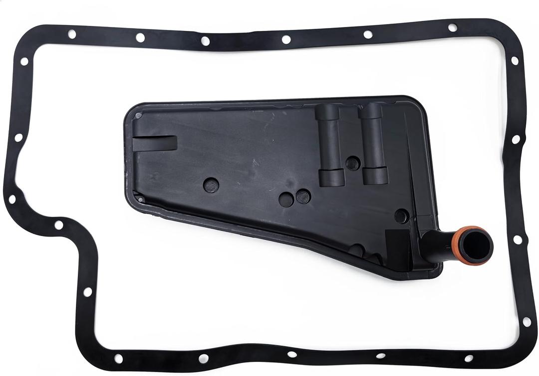 Automatic Transmission Filter Oil Pan Gasket Kit E40D 4R100 Compatible with Ford E150 E250 E350 E450 F-350 F-450 E-150 E-250 E-350 E-450 Econoline Super Duty Lobo Ranger Navigator Replaces E9TZ7A098A