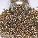 2 x 20g 4000pcs Metallic Series Delica Beads 1.6mm for DIY Jewelry, Bracelet & Embellishment Projects, Durable & Fade-Resistant(HY-DB-1834)