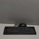 Backlit Large Print Wireless Keyboard and Mouse Combo, 2.4G Full Size Keyboards with Light Up Large Keys, Oversize Letters Keys Easy to See and Type, Quiet Keyboard Mouse for Windows, Laptop, PC (Black)