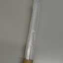 Frameless Shower Door Seal Strip 2 Pack x 39 Inch H for 3/8" Thick Glass Shower Door Side Seal Strip Bottom Seal Door Sweep, Ultra Clear Polycarbonate Stop Showers Leaks Create A Water Barrier