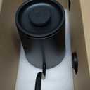 TIMEMORE Fish Smart Electric Coffee Kettle 600ML, Gooseneck Pour Over Kettle for Coffee and Tea Variable Temperature Control, Home Edition Black