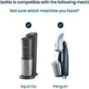 Sodastream - Carbonating Carafe for Aqua Fizz machines | Eco-Friendly Reusable Glass Bottle | Keeps Sparkling Water Fresh | Dishwasher Safe | 24 Fl Oz | Not Compatible With Other Machines