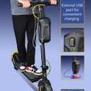 Scooter Storage Bag with USB Charging Port, Electric Scooter Handlebar Bags for Escooter, Electric Bike, Ebike