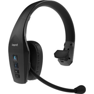 BlueParrott B650-XT Mono Bluetooth Wireless Headphones 96% Noise Canceling Over Head Trucker Headset with Mic, 100% Voice Control, IP54-Rated Protection, Active Noise Cancellation, 36 hrs. Talk Time