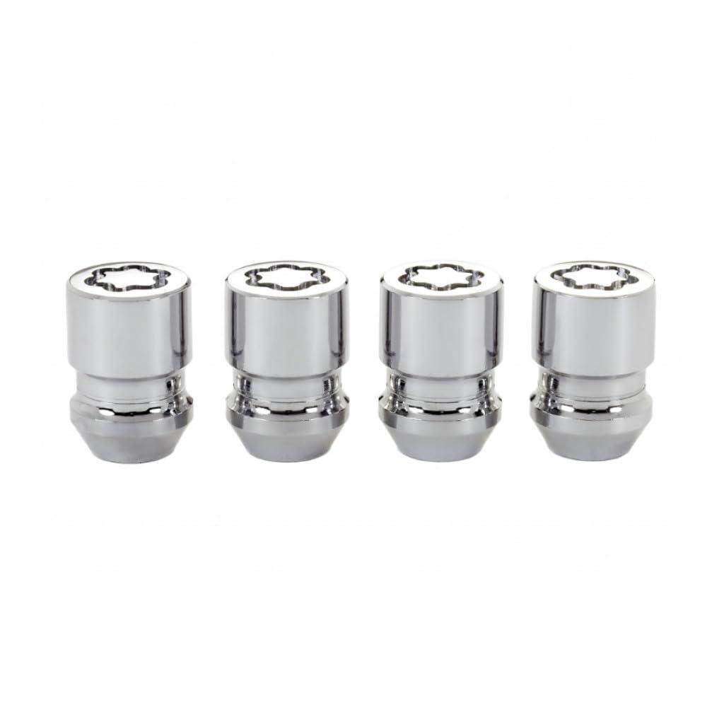 McGard Wheel Lock Nut Set for Infiniti Q50 / QX50 / QX60 2014-2020 | 4 Pack | Cone Seat | M12 x 1.25 | 19mm & 21mm Dual Hex | 1.28 in. Length | Chrome