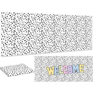 Hahafelt 1 Pack 47 x 108 in Fabric Bulletin Board Roll,Spot, 14.6" x 13"