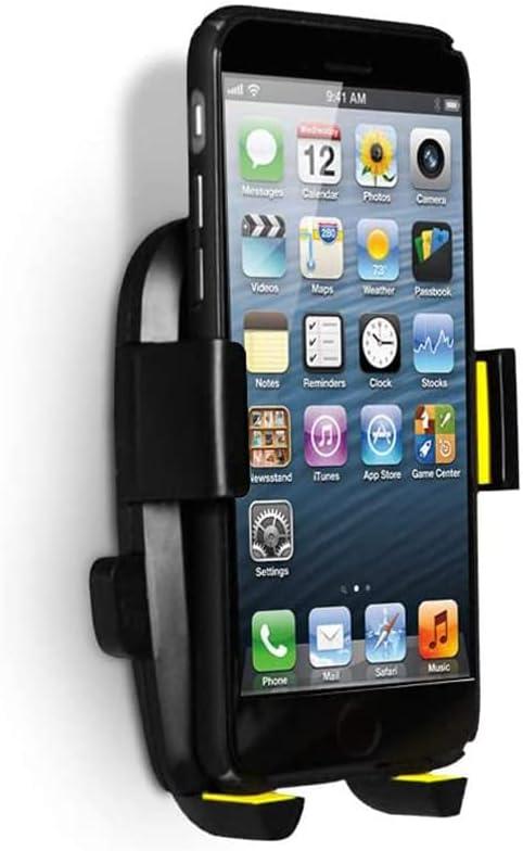 Phone Holder Wall Mount with 3M VHB Adhesive Strips Phone Charging Holder Compatible for iPhone, Samsung, Smartphone and Most Other Cellphones