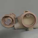 Collapsible Water Bottles 20oz, Leak Proof, BPA-Free, Foldable Silicone Travel Water Bottle with Straw Strap for Cycling, Hiking, Outdoors