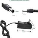 2 Pack HZHFCB 24V Power Supply Adapter 24 Volt 2A Power Supply AC to DC Converter Transformer Input AC 100-240V 50-60Hz and Output DC 24V with 5.5x2.5mm Tip for LED Strip 3D Printer CCTV System.