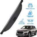 for Hyundai Tucson Cargo Cover 2016 2017 2018 2019 2020 2021 for Hyundai Tucson Accessories Black Retractable Trunk Cover Security Shield Shade
