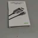 acer USB C to HDMI Cable for Home Office 6.6FT (4K@60Hz), Thunderbolt 4/3 Compatible, High-Speed Type C to HDMI 2.0 Braided Cord for MacBook, iPhone 17/16 Pro/Max, iMac, iPad Pro, Galaxy S25, Surface