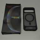 TORRAS Magnetic & Stand for Google Pixel 10 Pro Case/Pixel 10 Case, Fit for MagSafe & Pixelsnap, Mil-Grade Protection, Slim Fit for Pixel 10/10 Pro Phone Case with Flush Kickstand, Translucent Black