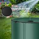 200 Gallon Collapsible Rain Barrel, Foldable Outdoor Water Tank with Faucet, for Garden Irrigation Water Storage (200Gal)