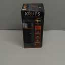 KRUPS Silent Vortex Electric Coffee Grinder: 3 oz Capacity, 5x Quieter, 175W Motor for Coffee Beans, Spices & Herbs - Removable Dishwasher-Safe Bowl, 12-Cup Yield, Black