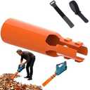 Leaf Blower Air Booster, Universal Leaf Blower Nozzle Attachment, Cordless Leaf Force Air Booster for 24 Inch Blower Tubes, Easy to Install Airflow Accelerator, Yard Cleanup Artifact (Black)