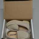 SOFMUO Toddler Boys Girls Loafers Slip On Little Kids Oxford Dress Flats Casual Boat Shoes School Uniform Moccasin Daily Walking Shoes (Suede/Beige)