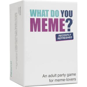 WHAT DO YOU MEME? Core Game (Original Version)  The Hilarious Adult Party Game for Meme Lovers (16.51 cm x 11.43 cm x 10.92 cm)
