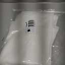 MIULEE 2 Panels Solid Color White Sheer Window Curtains Elegant Window Voile Panels/Drapes/Treatment for Bedroom Living Room (54 X 78 Inches White)