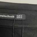 AmélieBoutik Women Collared V Neck 3/4 Sleeve Polo Shirt Small