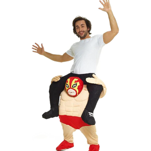 Morph Costumes Adults Piggyback Funny Characters Ride on Costumes for Adults, L