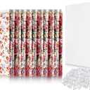 Teling 7.5 x 10.5 Inch Comic Book Boards Fabric Backing Board and U Shape Plastic Alligator Clips Poster Board for Folding Cloth and Storing Fabric Storage(100 Set)