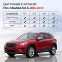 DISUTOGO for Mazda CX5 CX-5 Seat Covers 2013-2015 2016 Custom Full Set