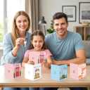 NEWEST Housewarming Greeting Cards Set  24 Cards, 4 Unique Designs with Envelopes & Stickers, Blank Inside for Personalized Messages, New Home Gift for Friends & Family