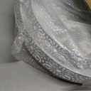 Wenqik 2 Pcs White Metal Cake Stand, 14" 16" Large Round Cupcake Stand