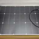 DOKIO 100W 18V Flexible Solar Panel for 12V Systems, ETFE, MC4